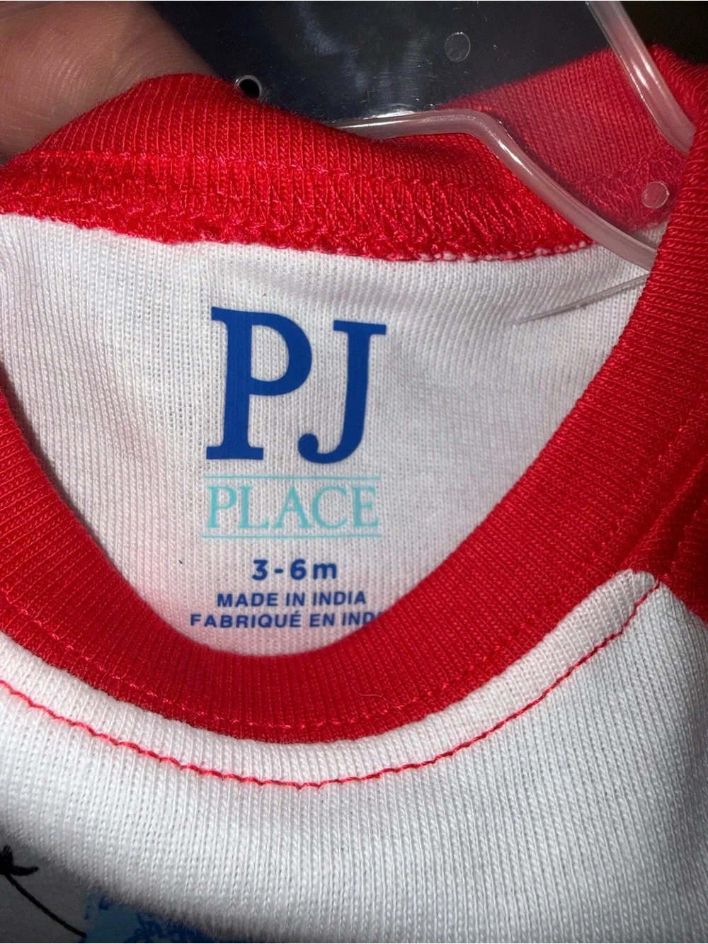 Place Red & White 'I Give Monster Hugs' Pajama Set with Blue Monster Pants
